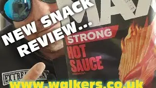 Walkers Max Strong Crisps Hot Sauce flavour review..