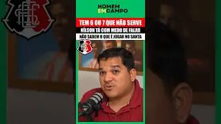 Renatinho (Santa Cruz) diz que 6 ou 7 jogadores n&atilde;o tem condi&ccedil;&otilde;es de compor o elenco