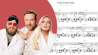 David Guetta &mdash; Gone Gone Gone &mdash; Piano Sheet Music