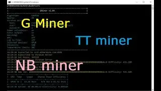 Mining KAWPOW  - software comparison (benchmark)