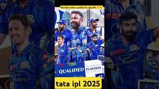 mumbai indians qualified for playoffs 🔥🔥 #mumbaiindians #tataipl2025