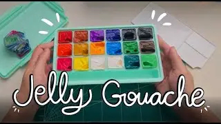 Comprei as famosas jelly gouaches!!!