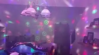 My DJ lighting....from the booth perspective