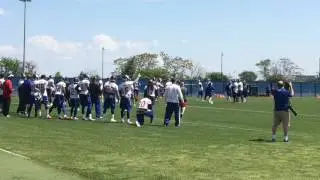 Eli Apple vs. Odell Beckham 2 at Giants OTAs