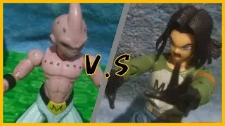 Dragon ball what if: Android 17 vs kid buu (stop motion)
