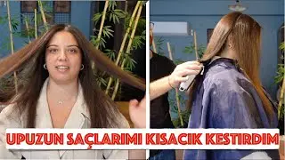 UPUZUN SAÇLARIMI KÜT KESTİRDİM 💇🏻‍♀️ YENİ SAÇLARIMA AİLEMİN TEPKİSİ 🤭 YAVRU KEDİ SAHİPLENDİM 😻