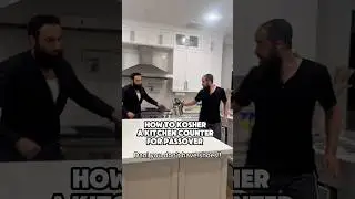 Making our Kosher kitchen Kosher for Passover 🫢