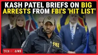 Kash Patel LIVE | 'Ryan Wedding Arrested...': FBI Director Makes Major Announcement On Target List