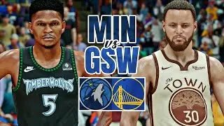 NBA TODAY: TIMBERWOLVES vs WARRIORS | NBA 2K26 (PS5 PRO)