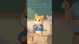 &ldquo;Milo the Smart Cat &ndash; A Day at School | Cute 3D Cartoon Story for Kids&rdquo;🐾🐱  #catstory #shortsviral
