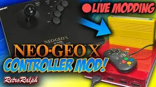 Awesome Neo Geo X Controller MOD - Use it with a consolized MVS or AES System!