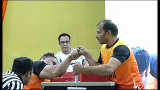 36th Gujarat State Arm Wrestling Mayank Patel Right Hand Master Category COC on 04/02/2024.