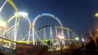 Hamburger Fr&uuml;hlingsdom 2013 Teststrecke offride at night (Weitwinkel) [1080p]