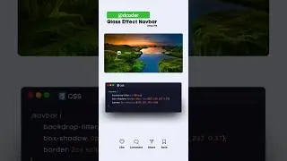 Glass Effect Navbar 