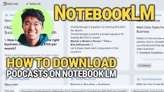 Как загрузить подкасты на Notebook LM: ПРОСТОЕ руководство!