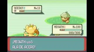 POKEMON EMERALD | MEOWTH | ALA DE ACERO | STEEL WING