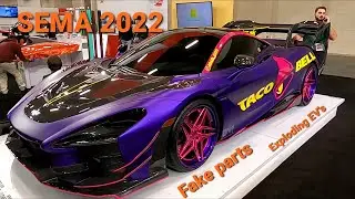 SEMA 2022 recap. Fake parts,  Exploding EV's, and Surprise Reveal!