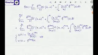 Formules de Taylor-Partie 1(Formule de Taylor avec reste intégrale N°1)