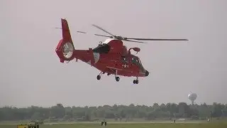 Coast Guard MH-65D Dolphin Helicopter Launch