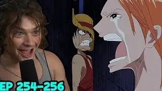 NAMI CRIES FOR LUFFY!! || One Piece Episode 254-256 Reaction!