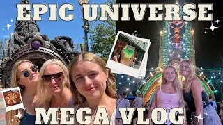 Our FIRST time at Epic Universe!💫🪐 | August 2025 | Early Entry | Pizza Moon | Spells | Nighttime 