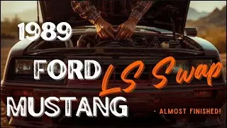 LS SWAP ! ! 1989 FORD MUSTANG COUPE NOTCH 5.3L/4L80e
