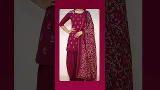 🌺 &ldquo;Where tradition meets trend &ndash; this embroidered Rani Pink salwar suit is pure grace.&rdquo;