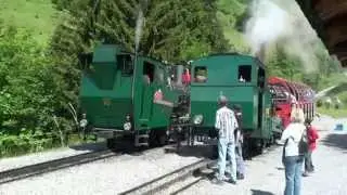 A journey at the BRB Brienz Rothorn Bahn
