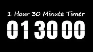 1 Hour 30 Minute Timer Countdown