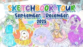 Finally a recent Sketchbook Tour | Fish, Furries & Art Block |  September - December 2025