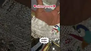 ❤❤Latest Anklet Collection in 2025 | 500 gm.|Have silver payal design🔥#short