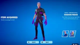 Buying The SHADOW MIDAS Skin!! (Fortnite)