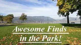 Hunting Parks for Jewelry and More! Metal Detecting!