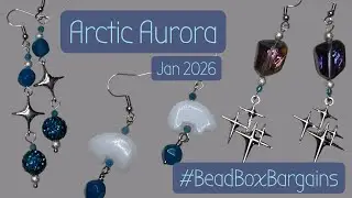 #bargainbeadbox Arctic Aurora 3 pairs of earrings #earringtutorial #designsanddoovers #beading 