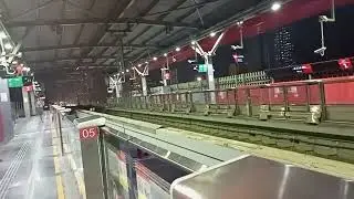 Magathane metro station waiting for metro train 9PM