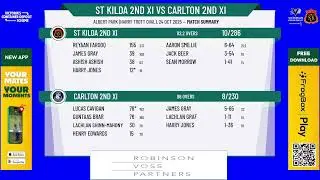St Kilda 2nd XI v Carlton 2nd XI