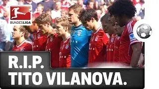 A Minute's Silence - Guardiola & Bayern remember Tito Vilanova