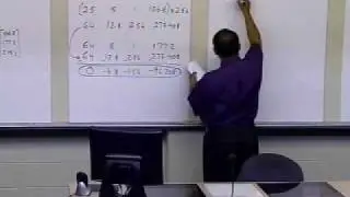 Глава 04.06: Урок: Наивное исключение Гаусса: Пример: Часть 1 из 2 (Прямое исключение)