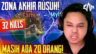 Di Zona Akhir, MASIH ADA 20AN Orang! - 32 Kills | PUBGM Indonesia