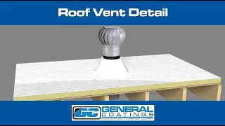 Spray-Foam Roof Detail - Roof Vent