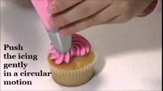 How To Pipe The Perfect Swirl - The Perfect Cupcake Decorating Kit