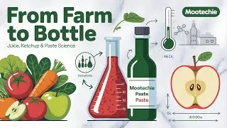 Fruit and Vegetable processing tech: How Juice, Ketchup & Tomato Paste Are Made | Mootechie