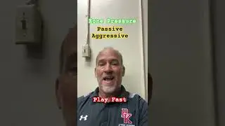Zone Pressure- Passive Aggressive #americanfootballcoach #footballcoach #footballcoaching