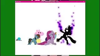 team Peppa.EXE v Nightmare Sparkle:mugen request  |mugen all stars