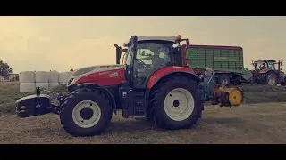 Case Puma 240/ Zbi&oacute;r Traw 2022/Strautmann Giga-Vitesse 4001 DO/GR.Rosa /Steyr 6150 Impuls CVT.