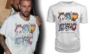 Justin Bieber Cats in Cheap Sunglasses Hilton Head Island T-Shirt