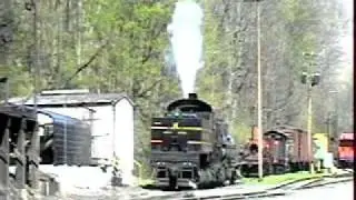 MDWhistles L&N 3 chime steptop blown at Cass Railroad