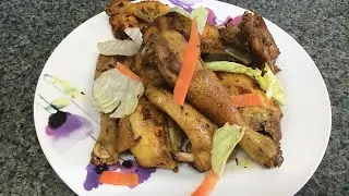 How I Cook Hard Chicken (Boiling & oven Grilled)