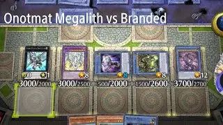 Dunking on Branded w/ Onomat Megalith - Master Duel Ranked