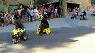 Course de tracteur / gros crash / Puymeras 2017